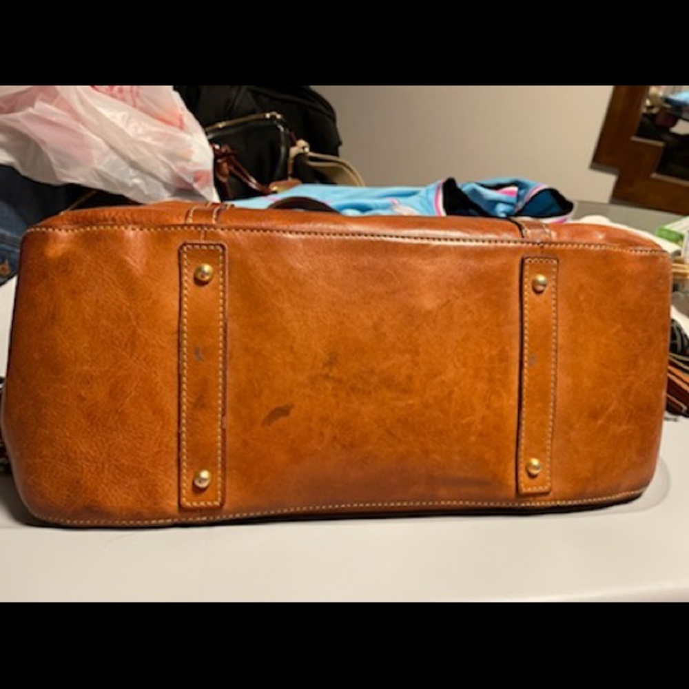 Dooney & Bourke Brown leather bag - Picture 6 of 9
